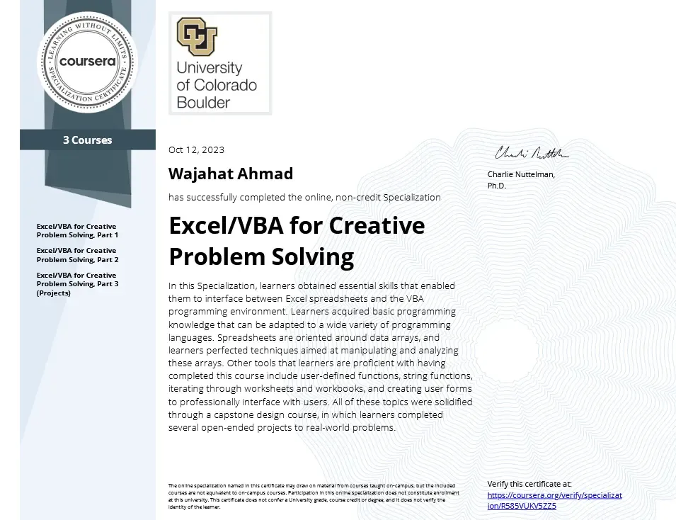 Excel/VBA for Creative Problem Solving